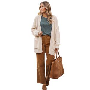 Distressed Cutout Crew Neck Tee in Vintage Teal